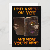 ICH HABE IHNEN EINEN SPELRAUM AUFGEFÜHRT EINLADUNG (Vorne/Hinten)