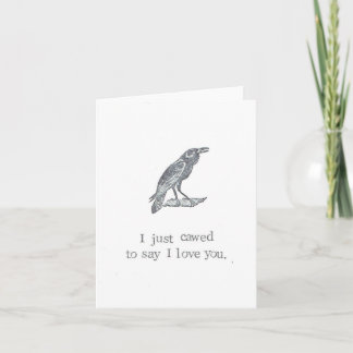 Ich habe Ihnen gesagt, dass ich Ihnen Liebe gebe Karte