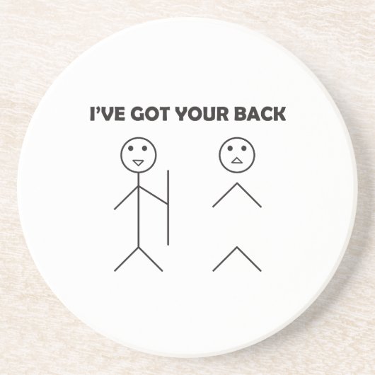 Ich habe Ihre Zurückstock Männer Untersetzer (Vorne)