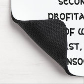 Ich habe immer dem geglaubt (ein Werbetexter Mousepad (Ecke)