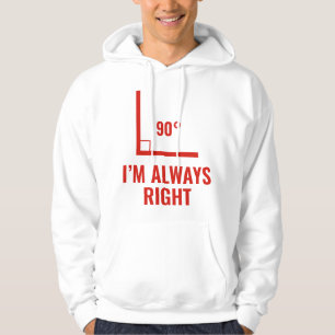 Ich habe immer recht hoodie
