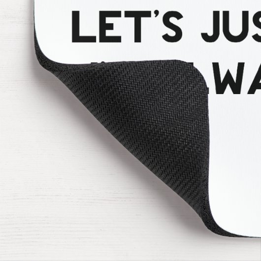 Ich habe immer recht mousepad (Ecke)