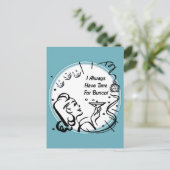 Ich habe immer Zeit für Bunco von Artinspips Postkarte (Stehend Vorderseite)
