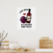 Ich habe in deinen schönen Weinkeller Got Poster (Küche)