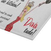 "Ich habe in der Küche darstellende Liebe - ich ge Schneidebrett (Ecke)