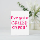 Ich habe in dich got:) postkarte (Stehend Vorderseite)