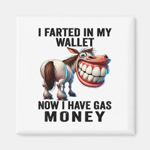 Ich habe in meinem Portemonnaie gefärbt, jetzt hab Magnet