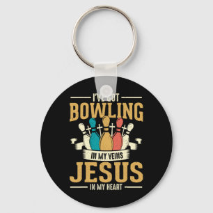 Ich habe in meinen Adern Jesus in meinem Herzen Bo Schlüsselanhänger
