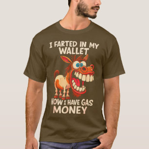 Ich habe in meiner Brieftasche gefärbt, jetzt habe T-Shirt