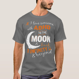 Ich habe jemanden mit ADHD an den Moon-Amp zurück  T-Shirt