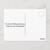 Ich habe jemanden mit AUTISM Liebe Postkarte (Rückseite)