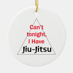 Ich habe Jiu Jitsu Keramikornament