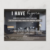 Ich habe Käufer reales Anwesen Feiertagspostkarte (Vorderseite)