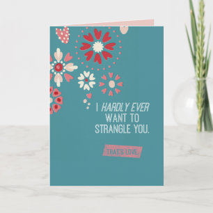 Ich habe kaum je Gewollt, dich zu erpressen Feiertagskarte