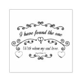 Ich habe Kautschuk-Briefmarke gefunden Gummistempel (Prägung)