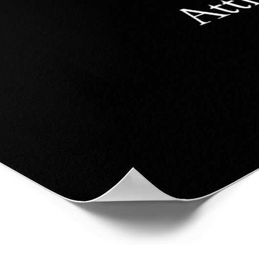 Ich habe kein Einstellungsproblem [XL] Poster (Ecke)