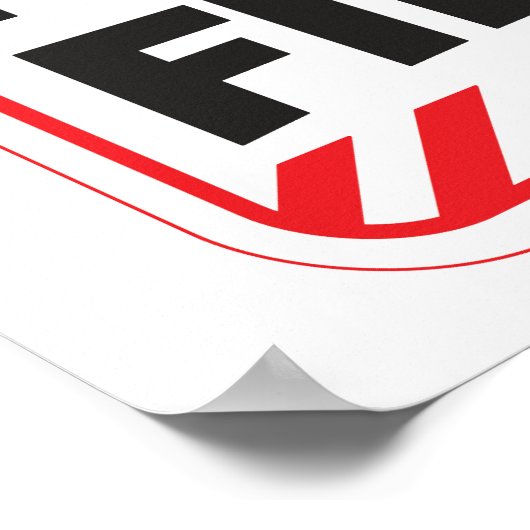 Ich habe kein Filter-Poster Poster (Ecke)