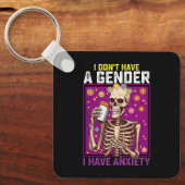 Ich habe kein Geschlecht, ich habe keine binäre An Schlüsselanhänger (Vorderseite)