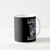 Ich habe kein graues Haar, ich habe Weisheim-Highl Kaffeetasse (VorderseiteRechts)