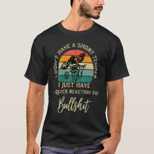 Ich habe kein kurzes Temperament Kuhbauer Landleb T-Shirt