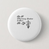 Ich habe kein Leben als Pharmazie-Studentin Button (Vorderseite)