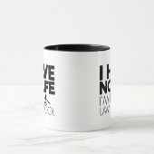 Ich habe kein Leben in der Jurastube Tasse (Zentrum)