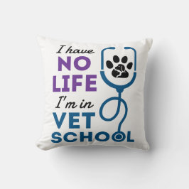 Ich habe kein Leben in Tierärzten Kissen