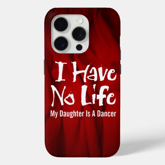 Ich habe kein Leben (Tanz) Case-Mate iPhone Hülle (Rückseite)