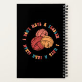 Ich habe kein Problem, ich habe einen Garnstamm Notizblock (Rückseite)