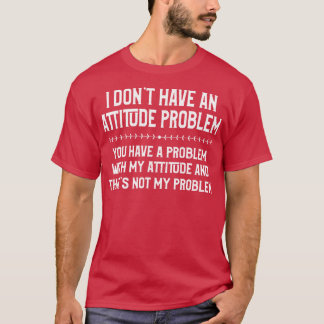 Ich habe kein Problem mit der Einstellung, eine lu T-Shirt