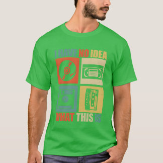 Ich habe keine Ahnung, was das ist Männer Frauen K T-Shirt