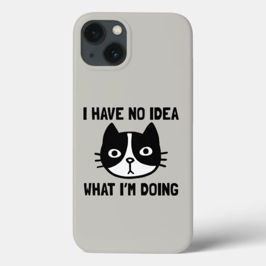 Ich habe keine Ahnung, was ich mit Katze mache Case-Mate iPhone Hülle (Rückseite)