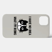 Ich habe keine Ahnung, was ich mit Katze mache Case-Mate iPhone Hülle (Rückseite (Horizontal))