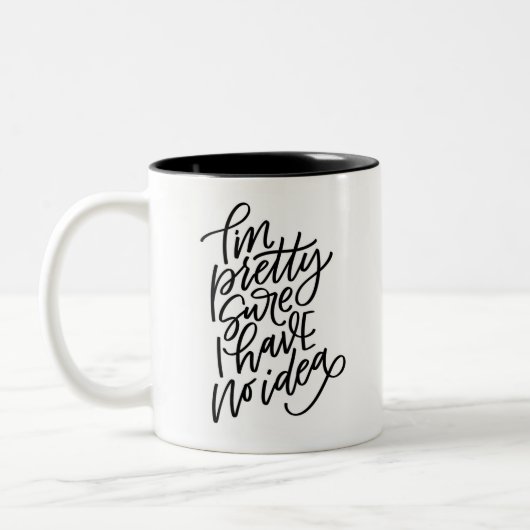 Ich habe keine Ahnung Zweifarbige Tasse (Links)