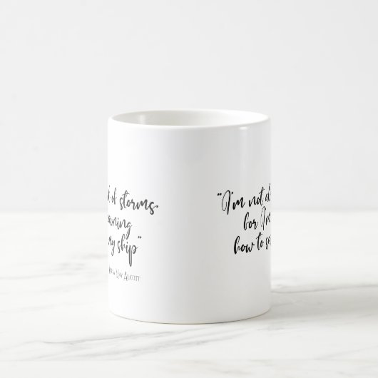 Ich habe keine Angst vor Stürmen Little Women Zita Kaffeetasse (Mittel)