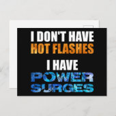 Ich habe keine Blitze, ich habe Power-Surges Postkarte (Vorne/Hinten)