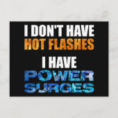 Ich habe keine Blitze, ich habe Power-Surges Postkarte (Vorderseite)