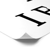 Ich habe keine Eins in Mathe bekommen, die ich mir Poster (Ecke)