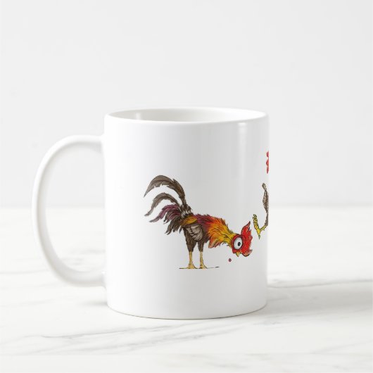 Ich habe keine Ente in einer Reihe, ich habe Hühne Kaffeetasse (Links)