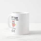 Ich habe keine Furz, nur ein Hoowl-lustiges Gesche Kaffeetasse (Vorderseite Links)