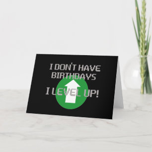 Ich habe keine Geburtstage.. Karte