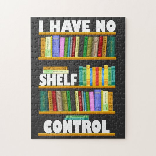 Ich habe keine Kontrolle, leseliebhaber T - Shirt Puzzle (Vertikal)