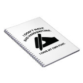 Ich habe keine schlechte Handschrift. Ich habe mei Notizblock (Rechte Seite)