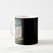 Ich habe keine Zeit oder die Wachsmalstifte Lustig Kaffeetasse (Vorderseite Links)