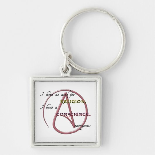 Ich habe keinen Bedarf an der Religion mit Schlüsselanhänger (Vorne)