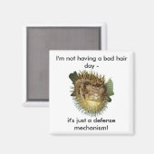 Ich habe keinen schlechten Haartag - Magnet (Vorderseite/Rückseite)