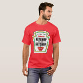 Ich habe Ketchup auf meine Ketchup Tomate Senf Hal T-Shirt (Vorne ganz)
