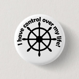 Ich habe Kontrolle über mein Leben! Button