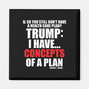 Ich habe... Konzepte für einen Plan, Trump-Wahl ab Magnet