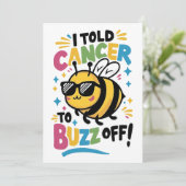 Ich habe Krebs abgesagt Feiertagskarte (Stehend Vorderseite)